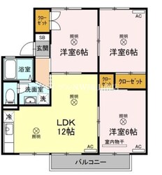 大元駅 徒歩16分 2階の物件間取画像